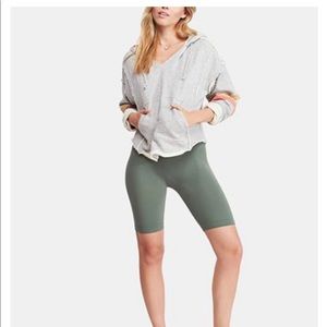 Free people rib bike shorts